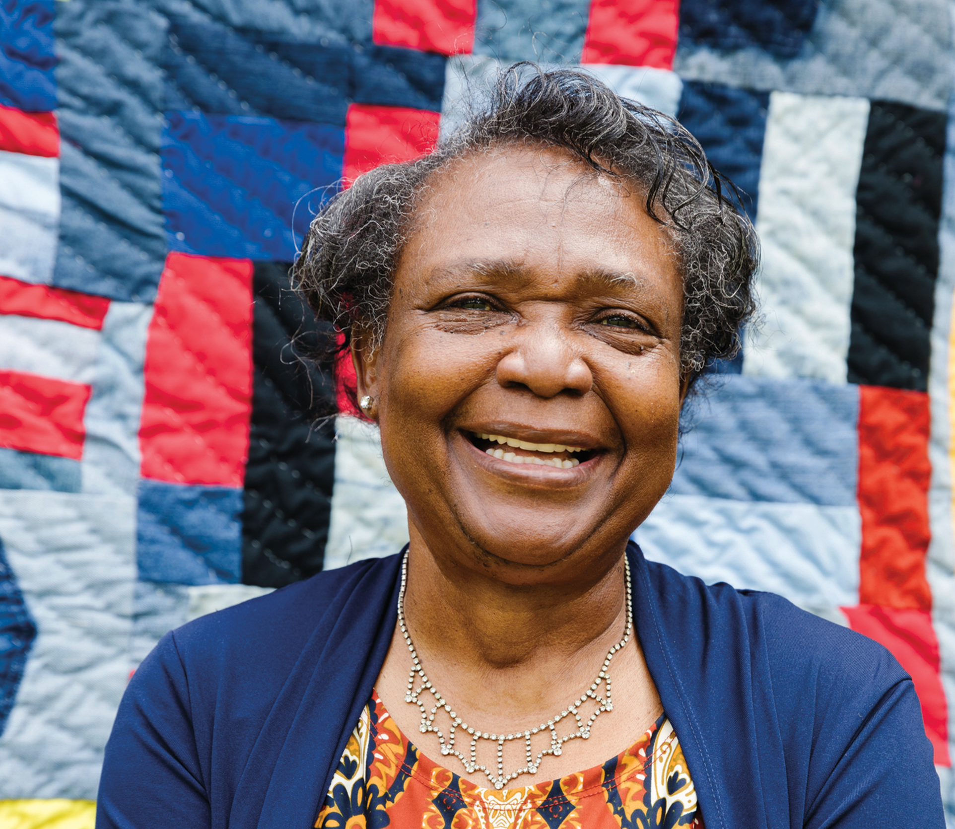 Stella Mae Pettway, a quilter of Gee's Bend, Alabama.