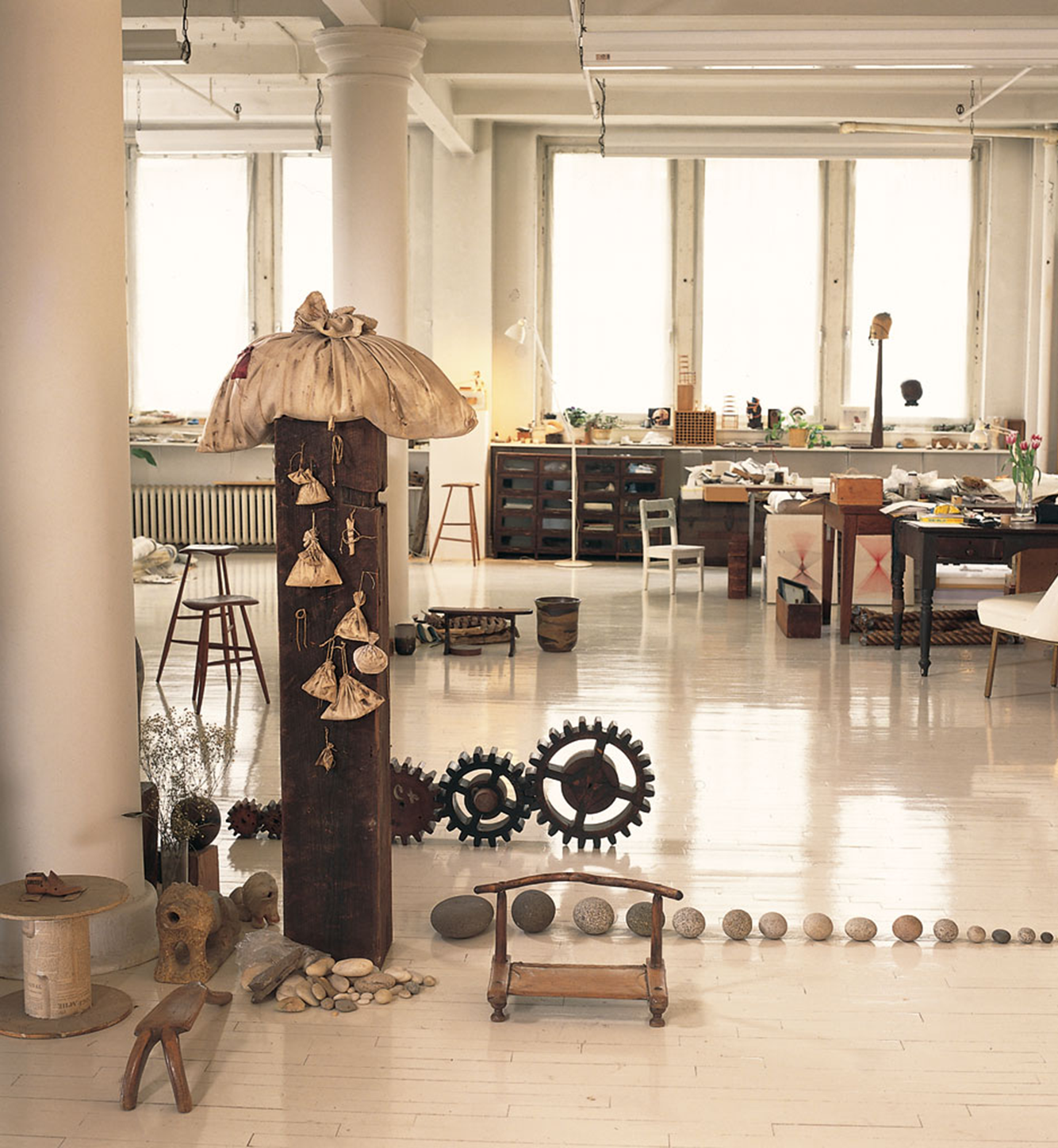 A view inside Tawney's New York loft.