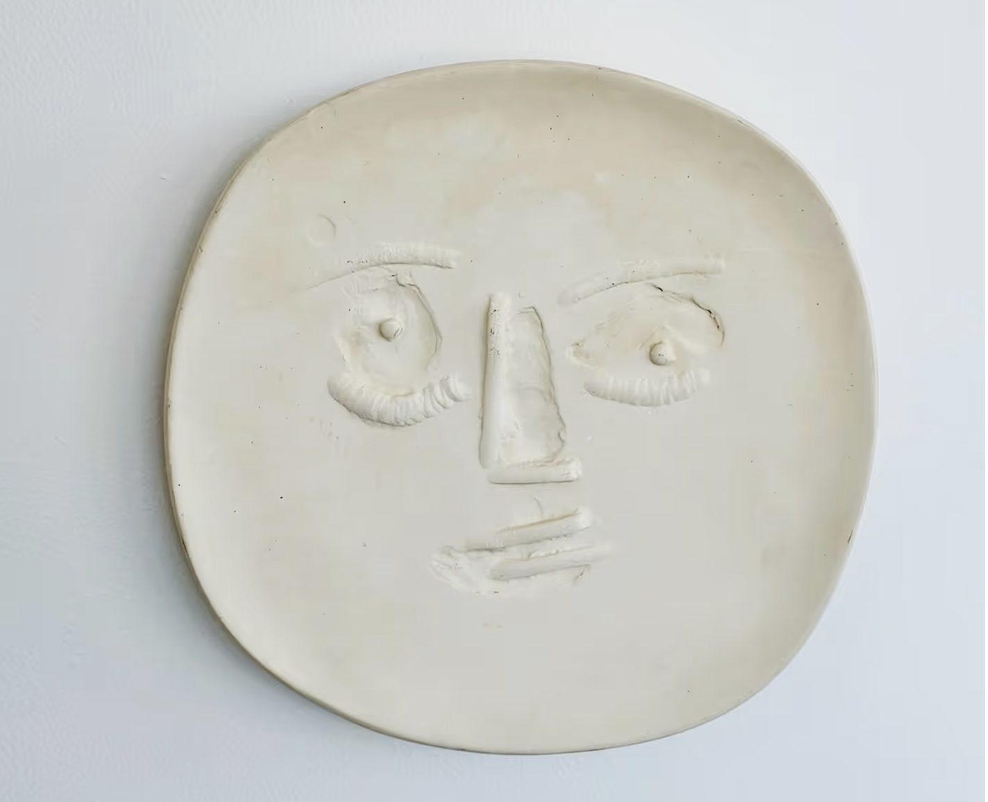 A ceramic plate by Pablo Picasso