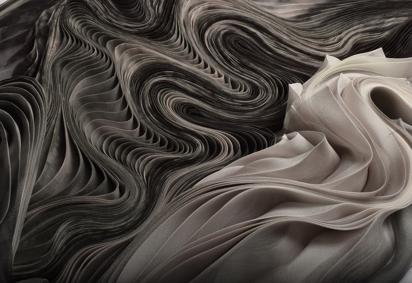 Pleating work